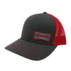 Embroidered Trucker Hat | Red/Charcoal