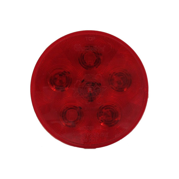 Light | LED, 6-Diode, 4" Round, Red, STT